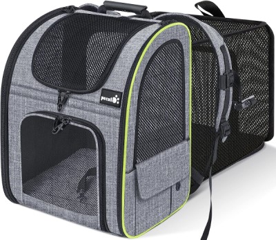 Pecute mochila transportín expandible y plegable para perro en moto