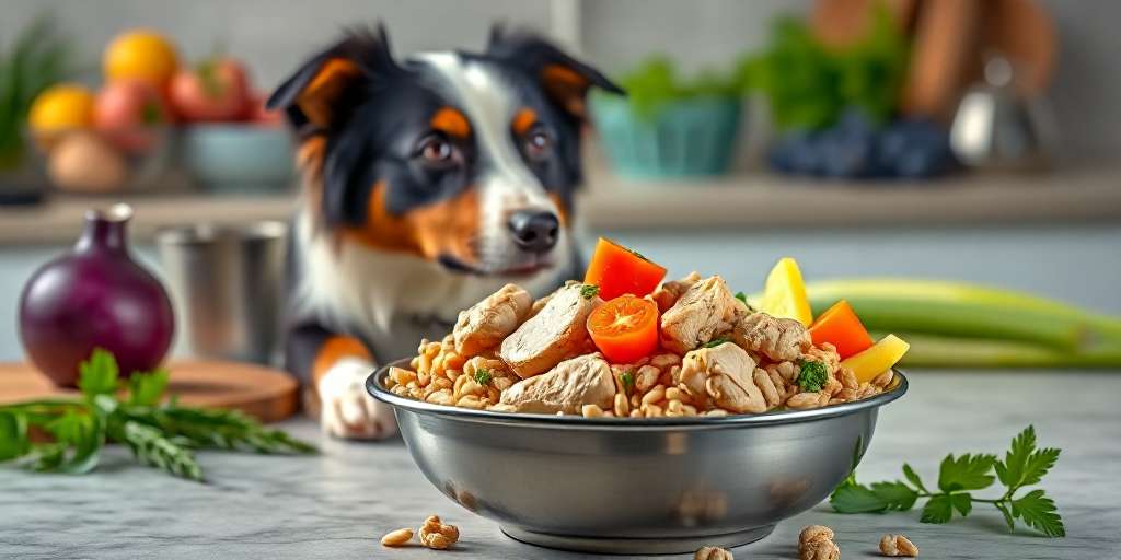 comida casera para Border Collie adulto — recetas equilibradas y cantidades por peso