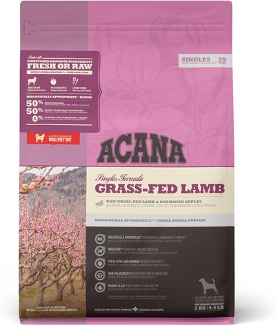 Acana Singles Lamb Apple pienso ingredientes limitados perros diarrea recurrente