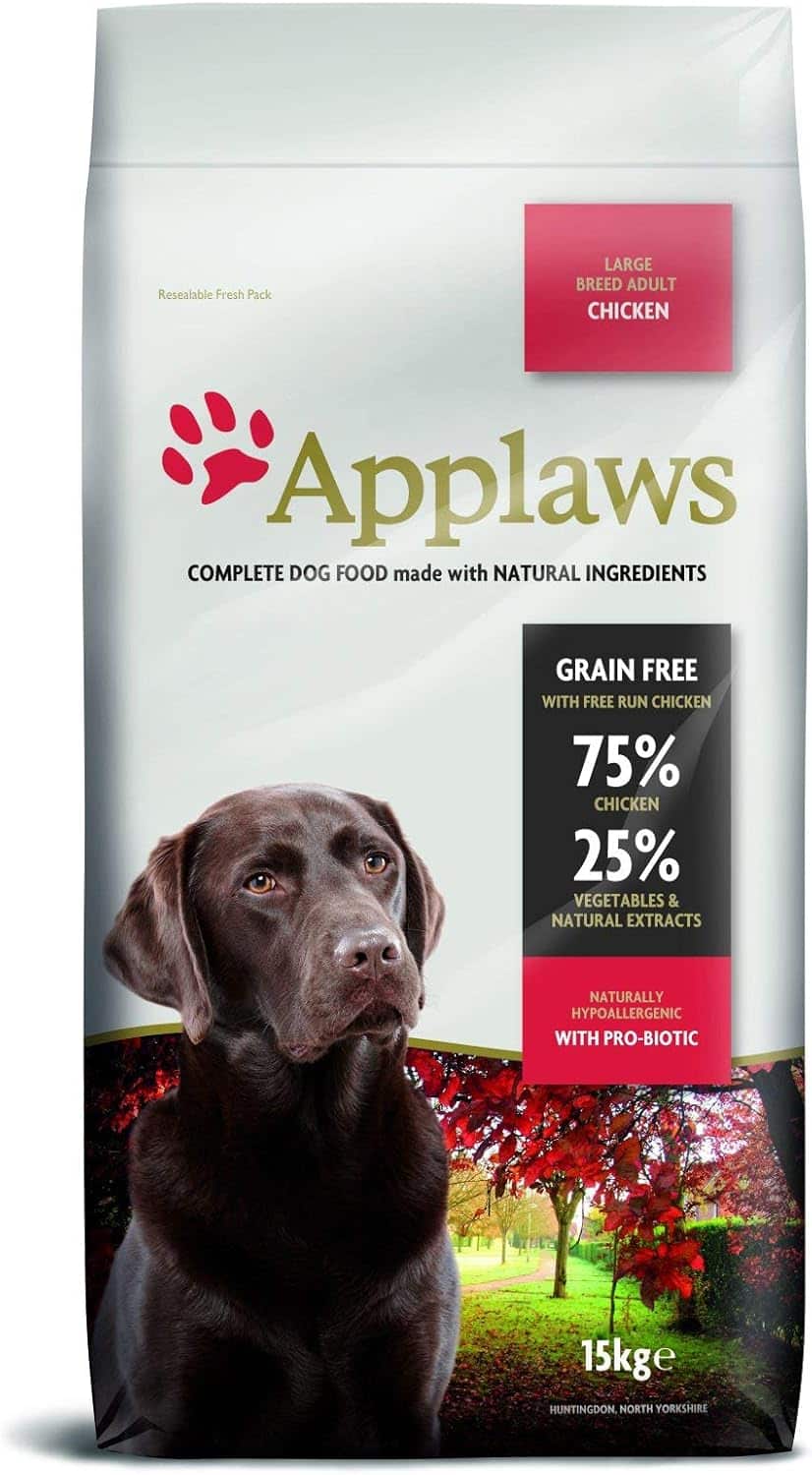 Applaws pienso natural sin cereales para perros adultos de razas grandes